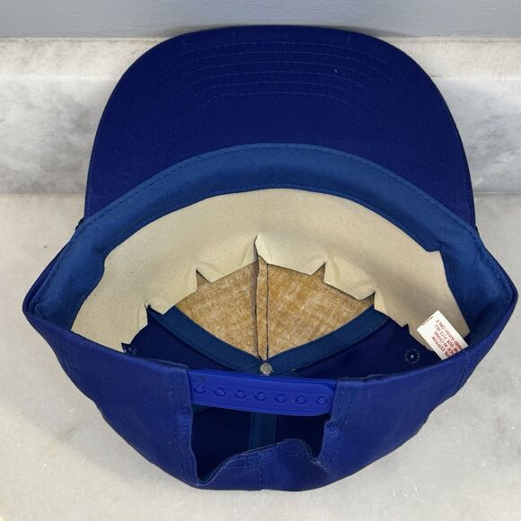 Vintage Abu Garcia Trucker Hat – Snapback – Blue Embroidered Fishing Cap – EUC - Picture 8 of 11